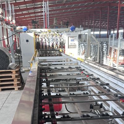 کارخانه IBC شبکه IBC قاب قفس میانگین مخزن انبوه آهن لوله میش ماشین خط تولید خودکار