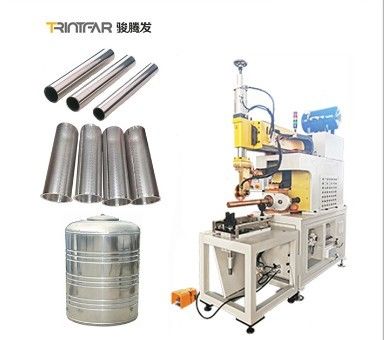 PLC کنترل دستگاه جوشکاری خیاط را با محدوده اندازه 300-900 میلی متر و ظرفیت نامی 50 KVA کنترل می کند.