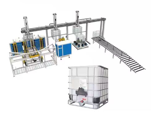 خط تولید بشکه های IBC با سرعت بالا