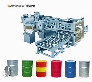 خط تولید جوشکاری اتوماتیک بشکه فولادی Trintfar 210L