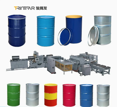خط تولید جوشکاری اتوماتیک بشکه فولادی 210 لیتری